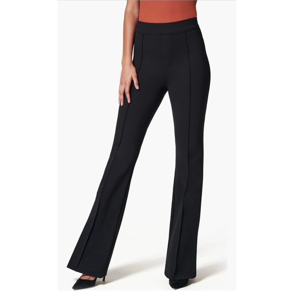 SPANXsmooth™ PerfectFit Ponte Flare Pants Black Size Large